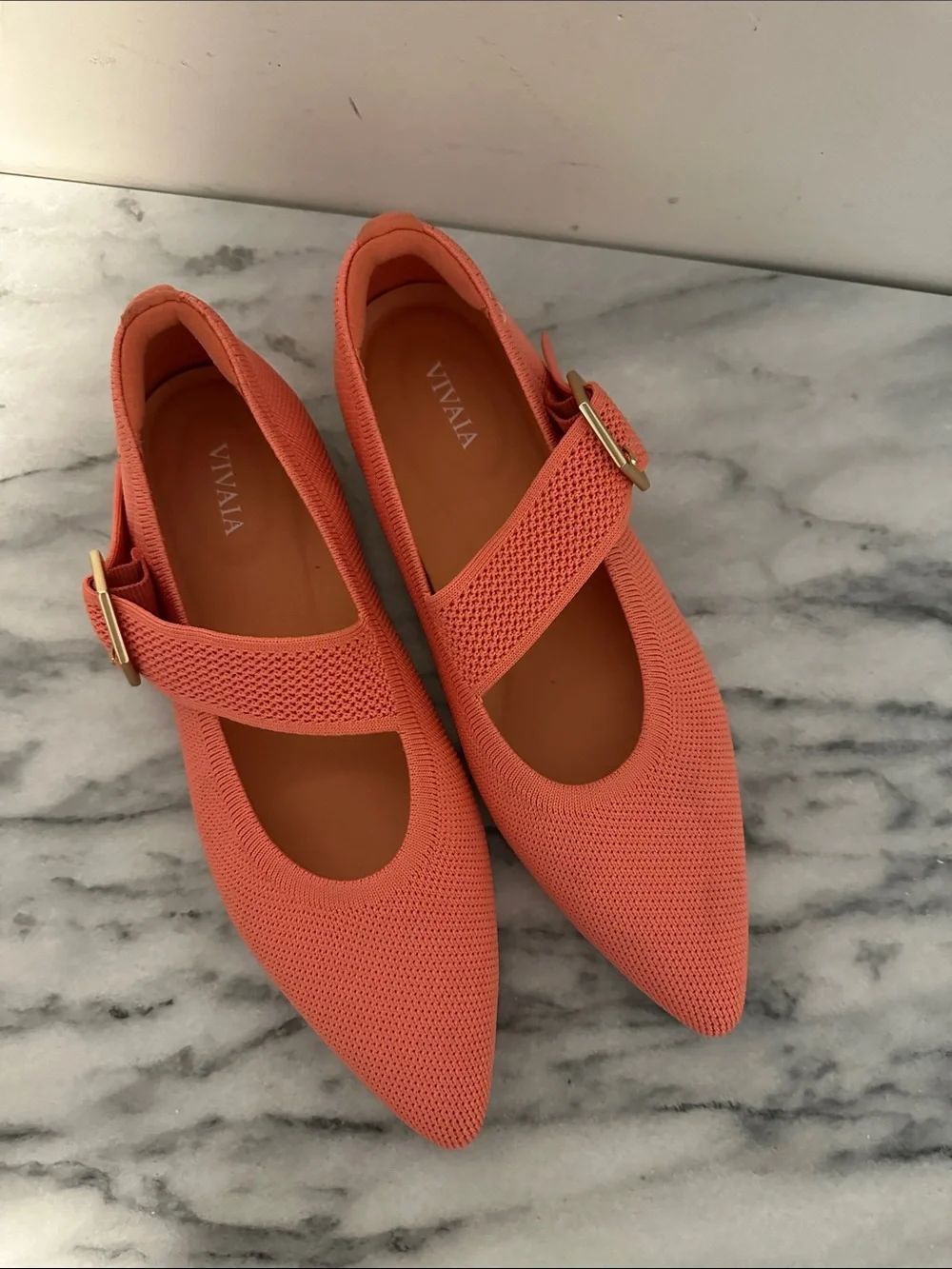 VIVAIA Women's Coral Knit Mary Jane Flats womens 37.5